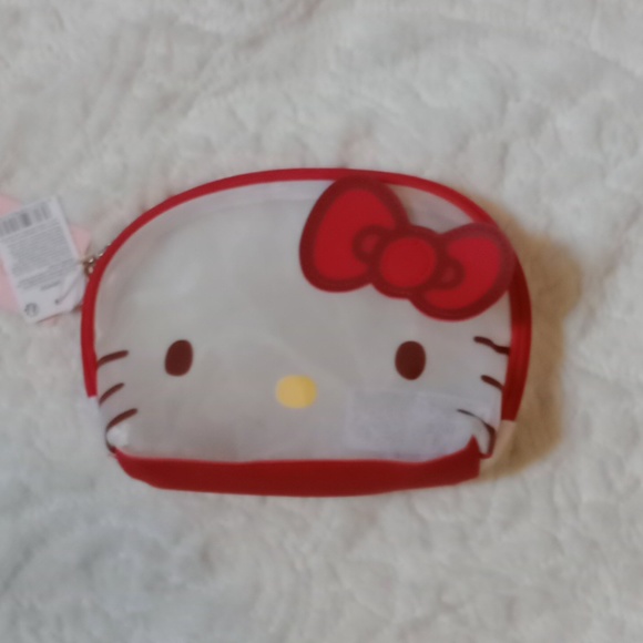 miniso Handbags - MINISO HELLO KITTY MESH MAKEUP BAG